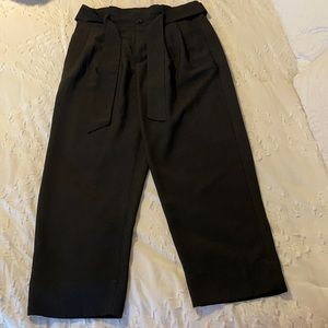 Madewell High Waisted Tie Dress Pants